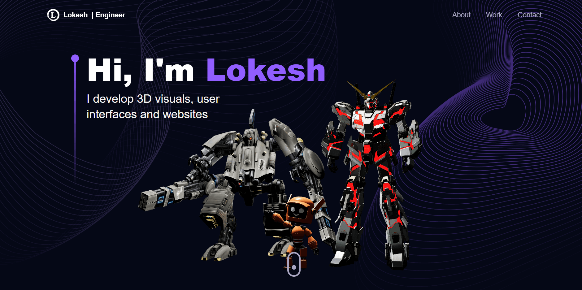 3D Portfolio Website